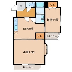 鴨江レジデンスの物件間取画像